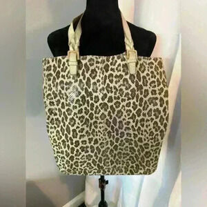 Cynthia Rowley Cheetah Print Tote Bag